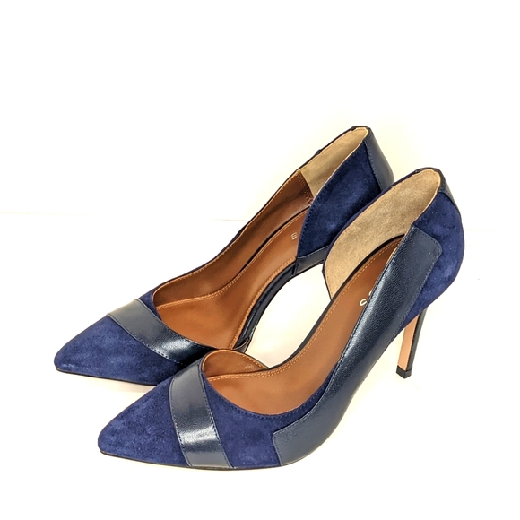 NWOT Reiss suede and leather heels - Picture 15 of 16